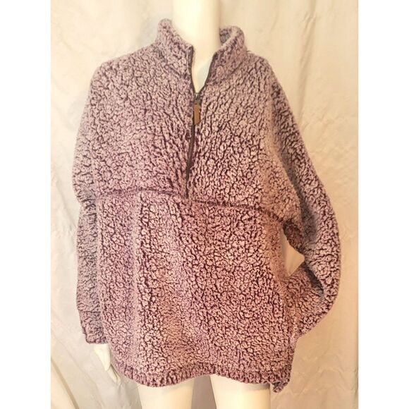 Time & True Fluffy Purple Jacket - Size L - Picture 1 of 9